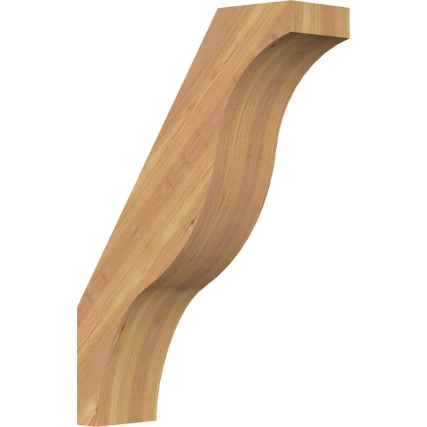 Ekena Millwork 5 1/2"W x 18"D x 26"H Funston Smooth Knee Brace, Western Red Cedar BRC06X18X26FST00SWR - main